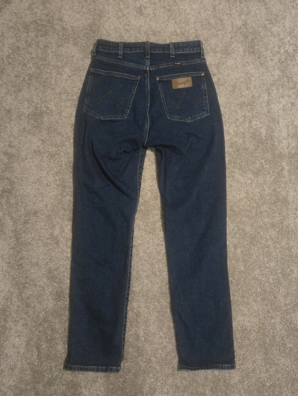 Wrangler ICONS 11WWZ Womens Western High Rise Straight Leg Jeans Dark Wash W29